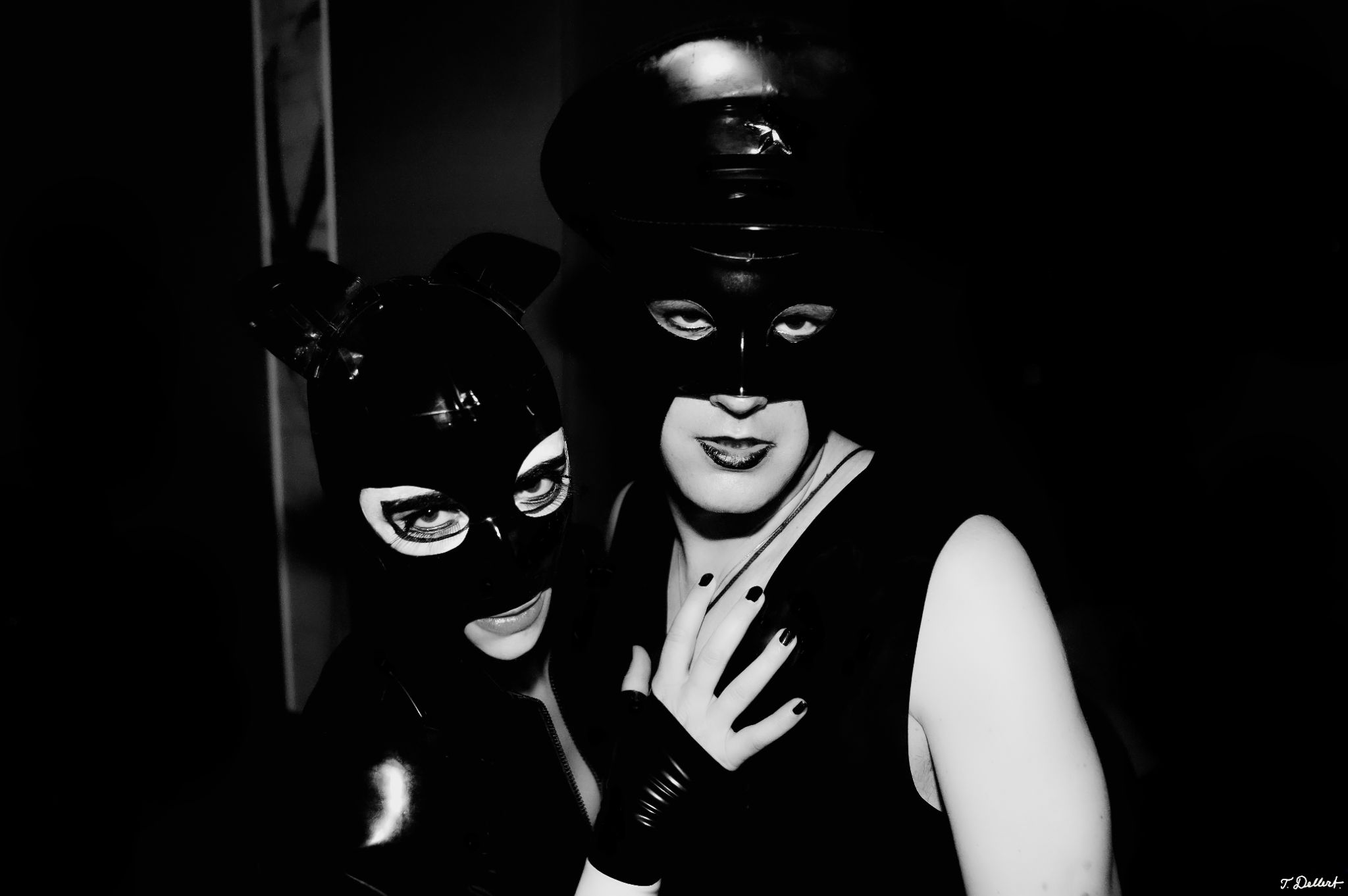 Rubber Mouse Couple B:W version 